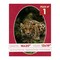 Red Suede Mat Board for 16x20 Frames - Oval Opening for 13x19 Photos